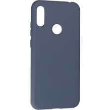 Happycase Huawei Y6 2019 Kılıf Nano Içi Kadife  Silikon - Gri