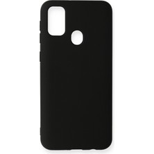 Happycase Samsung Galaxy M30S Kılıf Nano Içi Kadife  Silikon - Siyah