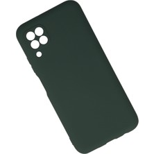 Happycase Huawei P40 Lite Kılıf Nano Içi Kadife  Silikon - Koyu Yeşil