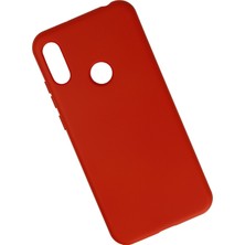 Happycase Huawei Y6 2019 Kılıf Nano Içi Kadife  Silikon - Kırmızı