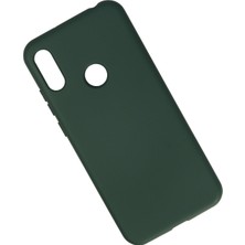 Happycase Huawei Y6 2019 Kılıf Nano Içi Kadife  Silikon - Koyu Yeşil