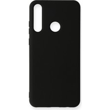 Happycase Huawei Y6P Kılıf Nano Içi Kadife  Silikon - Siyah