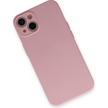 Happycase iPhone 13 Kılıf Nano Içi Kadife  Silikon - Pembe