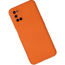 Happycase Oppo A72 Kılıf Nano Içi Kadife  Silikon - Turuncu