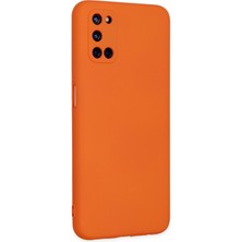 Happycase Oppo A72 Kılıf Nano Içi Kadife  Silikon - Turuncu