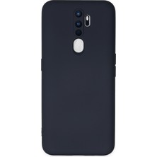 Happycase Oppo A5 2020 Kılıf Nano Içi Kadife  Silikon - Lacivert