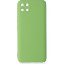 Happycase Realme C11 Kılıf Nano Içi Kadife  Silikon - Yeşil