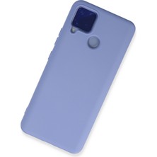 Happycase Realme C15 Kılıf Nano Içi Kadife  Silikon - Lila