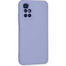 Happycase Xiaomi Redmi 10 Kılıf Nano Içi Kadife  Silikon - Lila