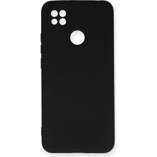 Happycase Xiaomi Redmi 9c Kılıf Nano Içi Kadife  Silikon - Siyah