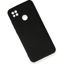 Happycase Xiaomi Redmi 9c Kılıf Nano Içi Kadife  Silikon - Siyah