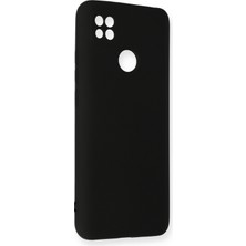 Happycase Xiaomi Redmi 9c Kılıf Nano Içi Kadife  Silikon - Siyah