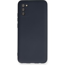 Happycase Samsung Galaxy A03S Kılıf Nano Içi Kadife  Silikon - Lacivert