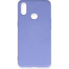 Happycase Samsung Galaxy A10S Kılıf Nano Içi Kadife  Silikon - Lila