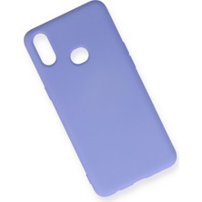 Happycase Samsung Galaxy A10S Kılıf Nano Içi Kadife  Silikon - Lila