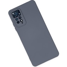 Happycase Xiaomi Redmi Note 11 Pro Kılıf Nano Içi Kadife  Silikon - Gri