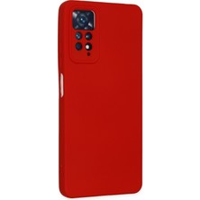 Happycase Xiaomi Redmi Note 11 Pro Kılıf Nano Içi Kadife  Silikon - Kırmızı