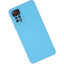 Happycase Xiaomi Redmi Note 11 Pro Kılıf Nano Içi Kadife  Silikon - Mavi