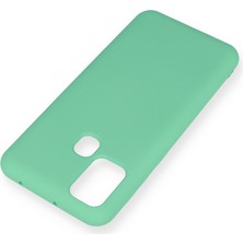 Happycase Samsung Galaxy M30S Kılıf Nano Içi Kadife  Silikon - Turkuaz