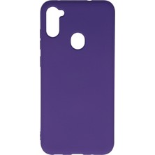 Happycase M11 Kılıf Nano Içi Kadife  Silikon - Mor