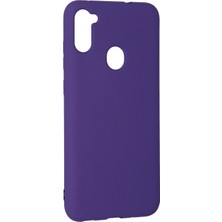 Happycase M11 Kılıf Nano Içi Kadife  Silikon - Mor