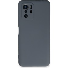 Happycase Xiaomi Poco X3 Gt Kılıf Nano Içi Kadife  Silikon - Gri