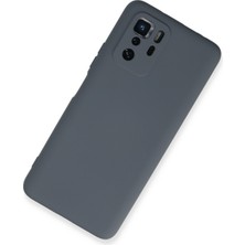 Happycase Xiaomi Poco X3 Gt Kılıf Nano Içi Kadife  Silikon - Gri