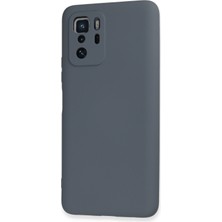 Happycase Xiaomi Poco X3 Gt Kılıf Nano Içi Kadife  Silikon - Gri