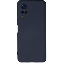 Happycase Vivo Y53S Kılıf Nano Içi Kadife  Silikon - Lacivert