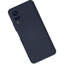 Happycase Vivo Y53S Kılıf Nano Içi Kadife  Silikon - Lacivert