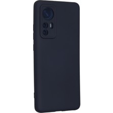 Happycase Xiaomi Mi 12 Kılıf Nano Içi Kadife  Silikon - Lacivert