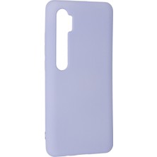 Happycase Xiaomi Mi Note 10 Lite Kılıf Nano Içi Kadife  Silikon - Lila