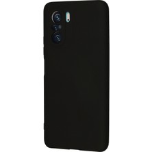 Happycase Xiaomi Redmi K40 Pro Kılıf Nano Içi Kadife  Silikon - Siyah