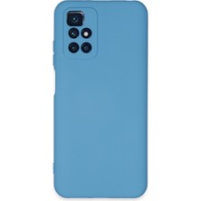 Happycase Xiaomi Redmi 10 Kılıf Nano Içi Kadife  Silikon - Mavi