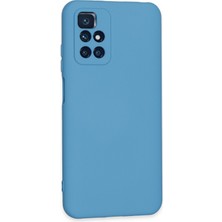 Happycase Xiaomi Redmi 10 Kılıf Nano Içi Kadife  Silikon - Mavi