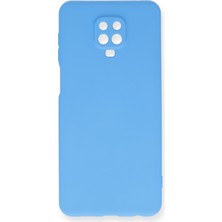 Happycase Xiaomi Redmi Note 9s Kılıf Nano Içi Kadife  Silikon - Mavi