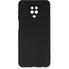 Happycase Xiaomi Redmi Note 9s Kılıf Nano Içi Kadife  Silikon - Siyah