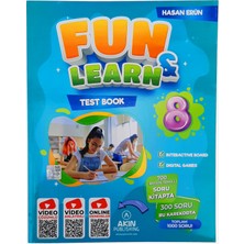 Akın Publishing Ingilizce Fun & Learn 8 Çözümlü Test Book