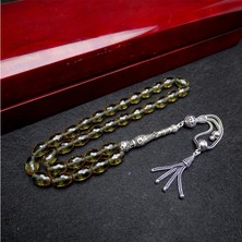 Tesbih Rüyası Sultan Taşı Tesbih 925 Ayar Gümüş