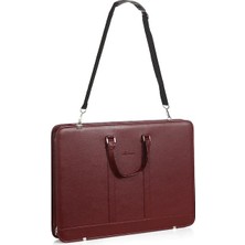 Bback Suni Deri Proje Çantası 40X55CM Kırmızı