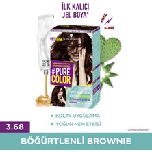 Shwarzkopf Pure Color Jel Saç Boyası 3-68 Böğürtlenli Brownıe