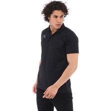 Raru Erkek Polo T-Shirt Nox Siyah