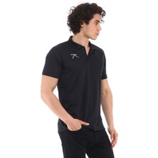 Raru Erkek Polo T-Shirt Nox Siyah