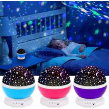 Biton Toptan Gece Lambası Dönen Projeksiyon Gece Lambası Star Master Ay Yıldız Duvar LED
