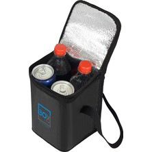 Box&Box Plaj, Piknik, Kamp Çantası, Siyah, 6 Litre, Termal Korumalı (Sıcak Soğuk Thermo Bag)