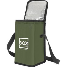 Box&Box Plaj, Piknik, Kamp Çantası, Yeşil, 6 Litre, Termal Korumalı (Sıcak Soğuk Thermo Bag)