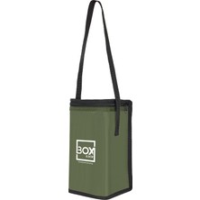 Box&Box Plaj, Piknik, Kamp Çantası, Yeşil, 6 Litre, Termal Korumalı (Sıcak Soğuk Thermo Bag)