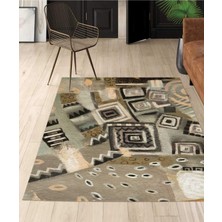 Süngersan Renkli Halılar Yıkanabilir Dijital Baskı Modern Dekoratif Kaymaz Tabanlı Salon Halısı Mutfak Halısı Yolluk