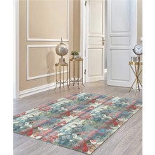 Süngersan Renkli Halılar Yıkanabilir Dijital Baskı Modern Dekoratif Kaymaz Tabanlı Salon Halısı Mutfak Halısı Yolluk