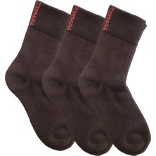 Sockshion  Termal Havlu Pamuklu Soket Soft Lastik Soket Çorap 3'lü Paket